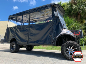 golf cart enclosures, advanced ev golf cart enclosure, evolution golf cart enclosure