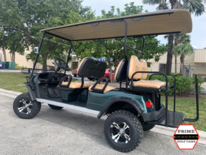 silverlight golf cart, 4 passenger lifted golf cart, 6 passenger lifted golf cart